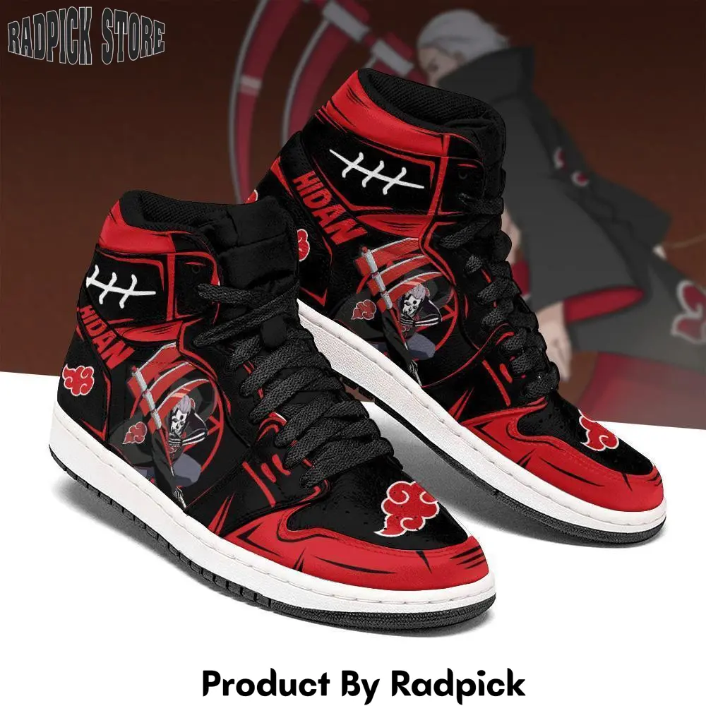 Hidan air jordan high top sneakers anime akatsuki symbol costume  rp0246955